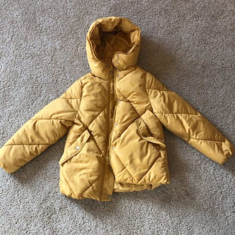 ZARA puffer jacket with super soft velvety inside✨